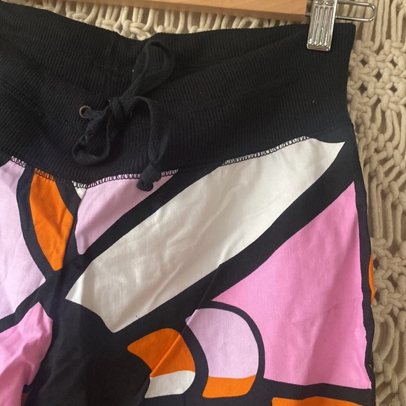 Nilla Shields multicolored cropped drawstring pants with back pockets sz… - Picture 3 of 8